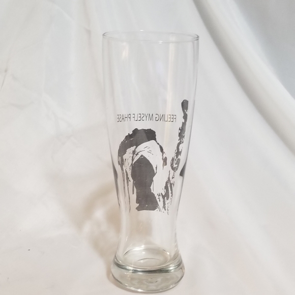 20 oz. Afro-Boho Pilsner Boozy Milkshake Glass "Feeling Myself Phase" - Picture 3 of 5